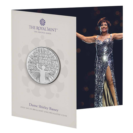 Great Britain 2023 £5 Dame Shirley Bassey Cupro-Nickel Brilliant Uncirculated Coin