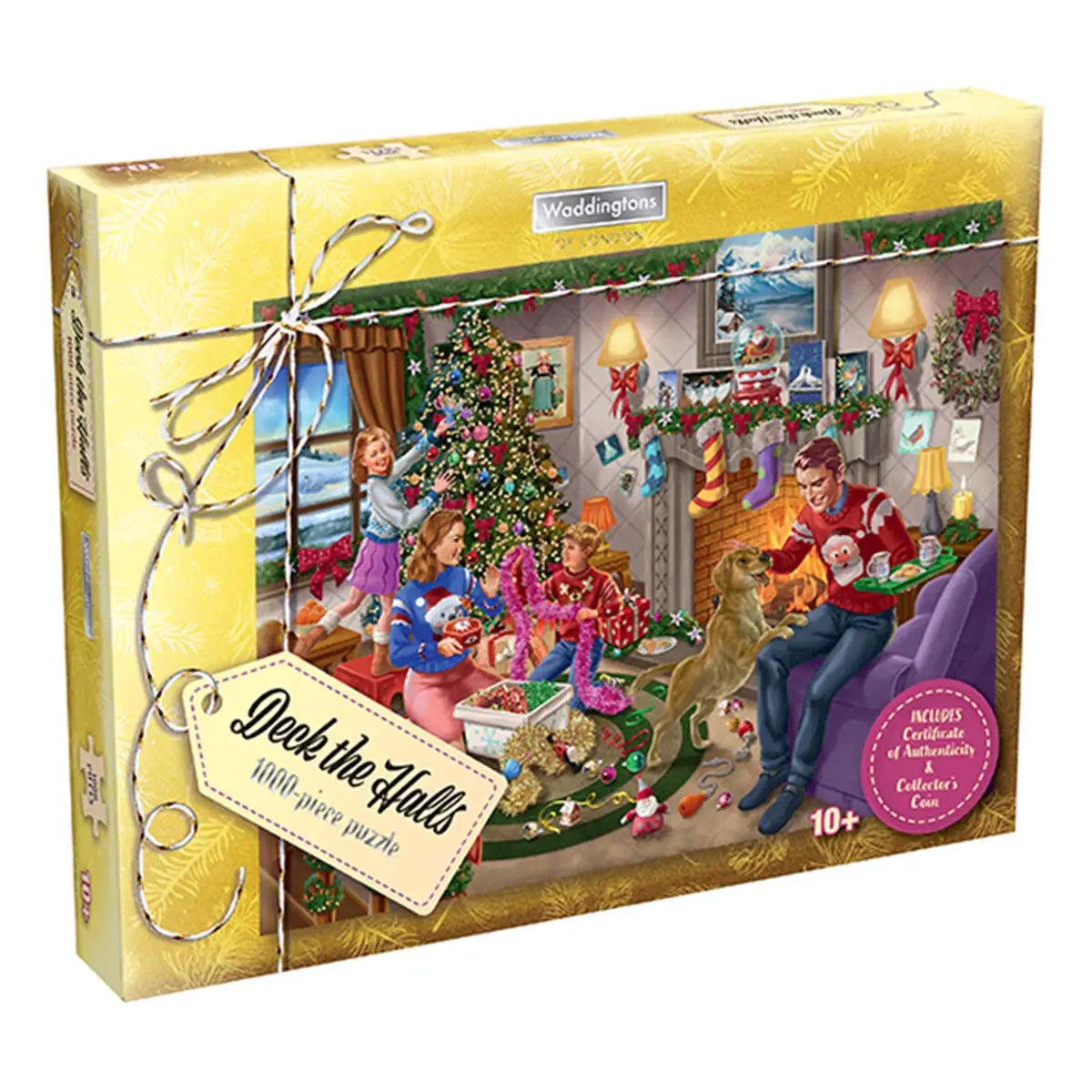 Deck the Halls Waddingtons Christmas 1000 Piece Puzzle