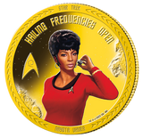 Star Trek  2023 50c Nyota Uhuru Gold-plated Prooflike Coin