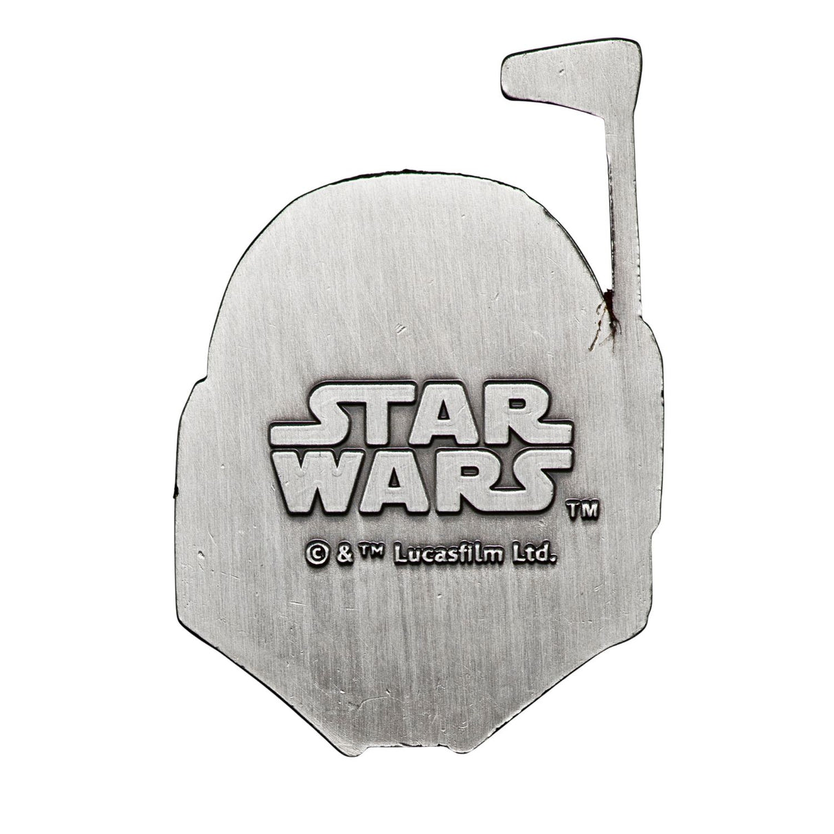Star Wars Boba Fett Shaped Silver-plated Antique Commemorative