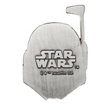 Star Wars Boba Fett Shaped Silver-plated Antique Commemorative