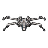 Star Wars X-Wing Shaped Silver-plated Antique Commemorative