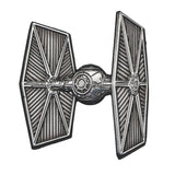 Star Wars TIE Fighter Shaped Silver-plated Antique Commemorative
