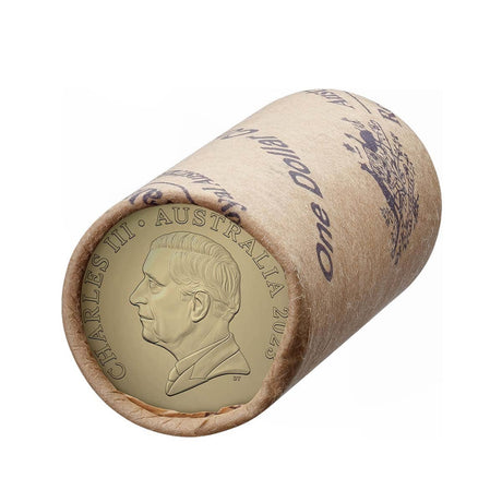 Charles III 2023 $1 Al-Br Uncirculated 20-Coin RAM Mint Roll