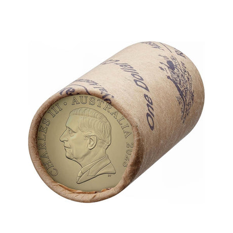 Charles III 2023 $1 Al-Br Uncirculated 20-Coin Premium RAM Mint Roll