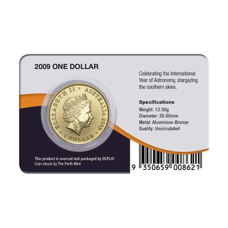 Australia Stargazing 2009 $1 Aluminium-Bronze Uncirculated Coin Pack