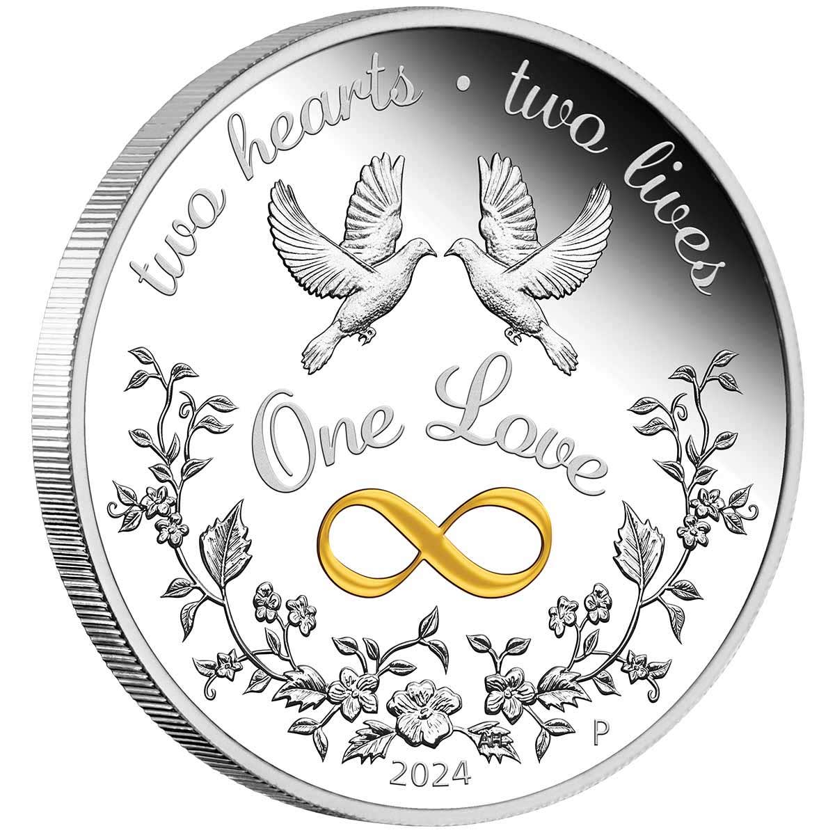 One Love 2024 $1 1oz Silver Proof Coin
