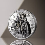 Motorbike 2024 $10 2oz Silver Black Proof Coin