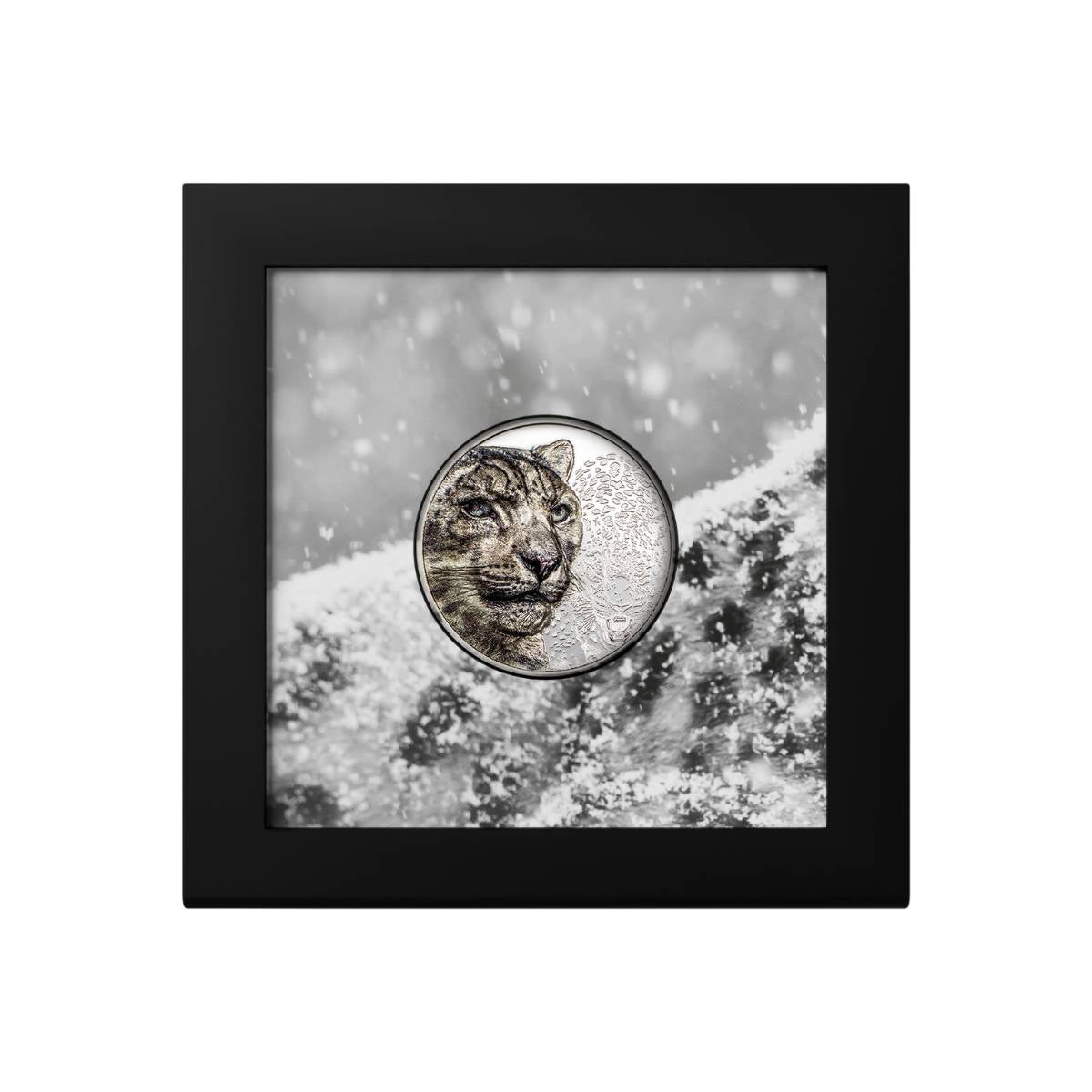 Wild Mongolia 2024 500T Snow Leopard Ultra High Relief 1oz Silver Proof Coin