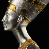 Nefertiti 2024 $10 Gold-plated 5oz Silver Matte Proof 3D Coin