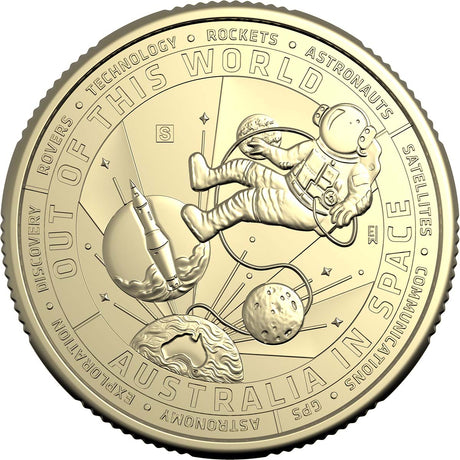 Australia in Space 2024 $1 Mintmark & Privymark Aluminium-Bronze Uncirculated 4-Coin Set