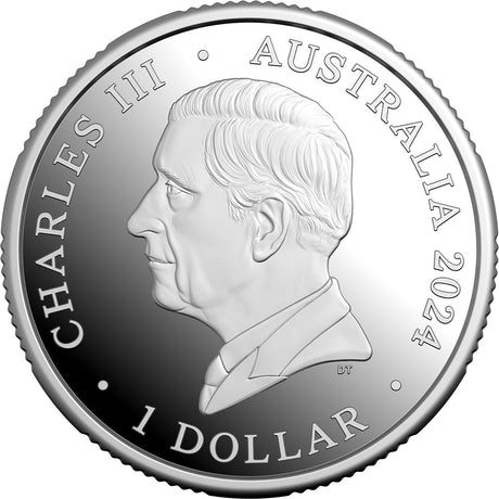 Australia in Space 2024 $1 C Mintmark Silver Proof Coin