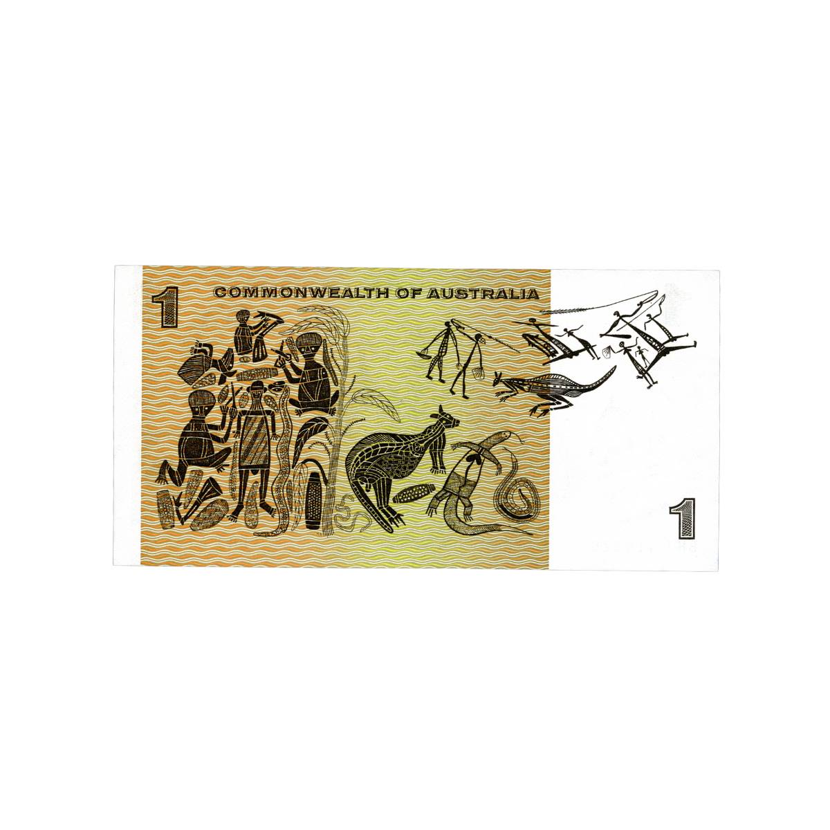 1972 $1 R74 Phillips/Wheeler Commonwealth Banner Uncirculated Banknote Consecutive Pair