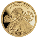 Marco Polo 2024 10 Francs 1/2g Gold Proof Coin