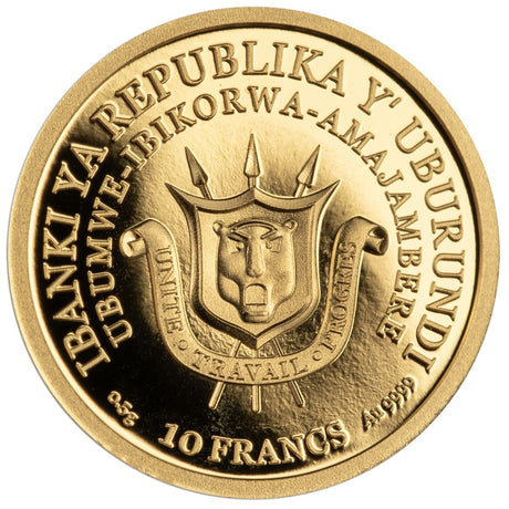 Marco Polo 2024 10 Francs 1/2g Gold Proof Coin