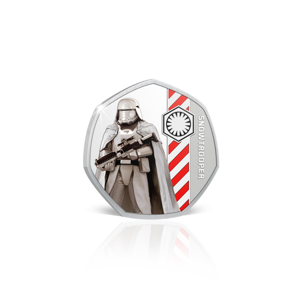 Star Wars Darkside Snowtrooper Silver-plated Prooflike Medallion