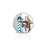 Star Wars Lightside R2-D2 & C-3PO Silver-plated Prooflike Medallion