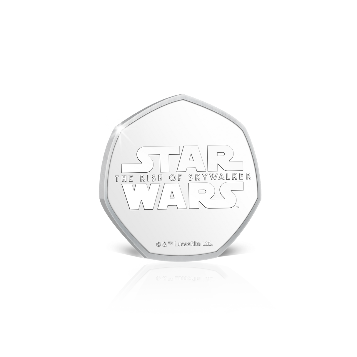 Star Wars Lightside Finn Silver-plated Prooflike Medallion