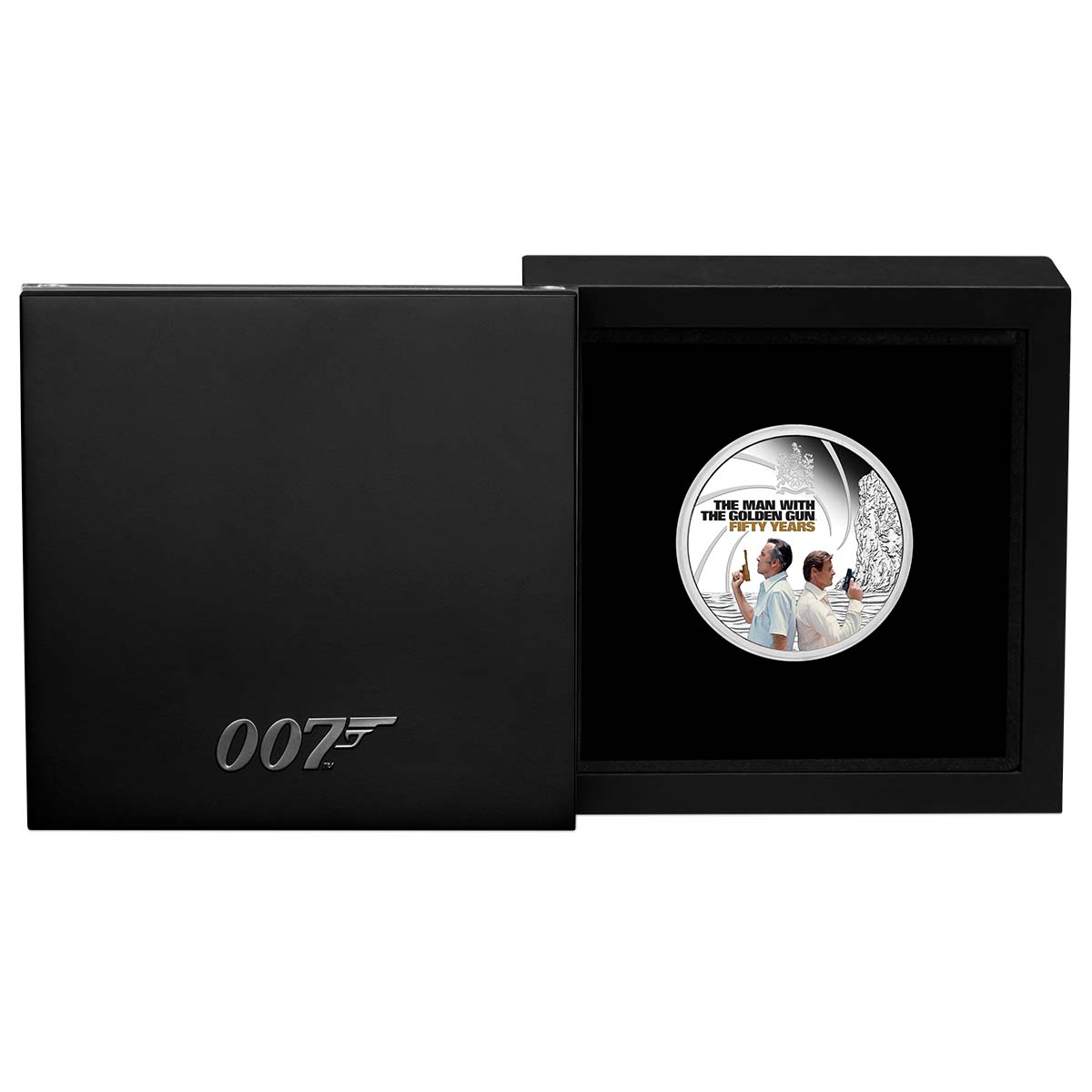 James Bond The Man With The Golden Gun 2024 $1 50th Anniversary 1oz Silver Proof Coin