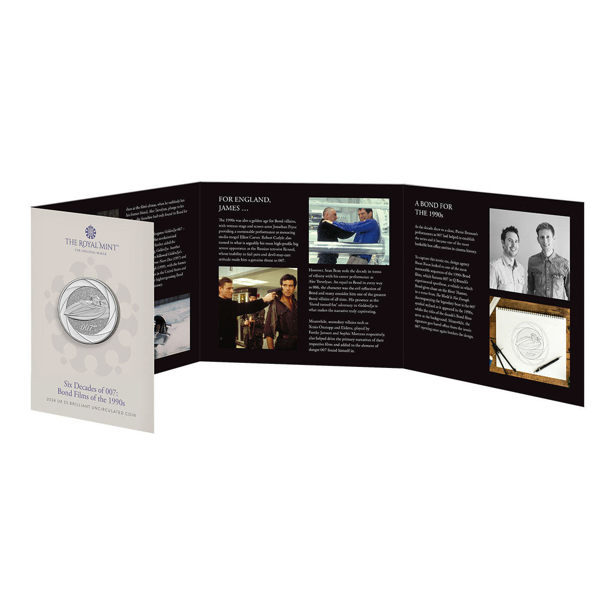 Bond Films of the 90s 2024 £5 Brilliant Uncirculated Coin