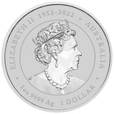 ANDA Brisbane Money Expo 2024 $1 Year of the Dragon Colour 1oz Silver Brilliant Uncirculated Coin