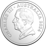 Australia Charles III 2024 5c Cupro-Nickel Uncirculated 40-Coin RAM Mint Roll