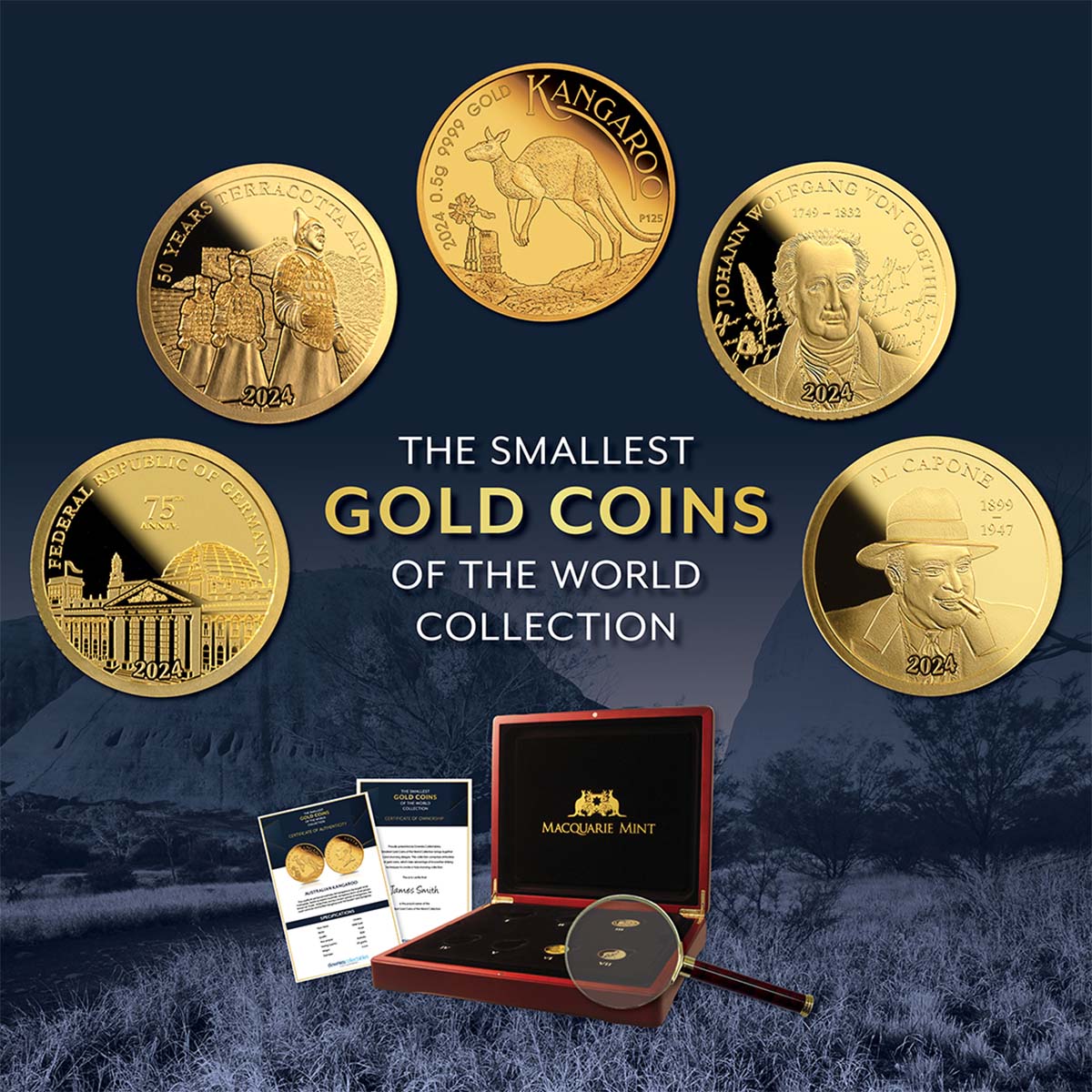 Smallest Gold Coins of the World Collection
