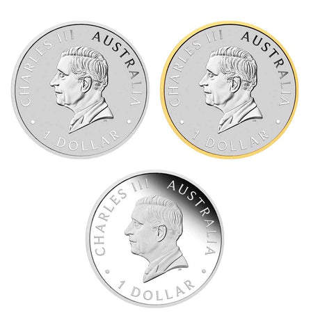 The Perth Mints 125th Anniversary 2024 $1 1oz Silver Typeset
