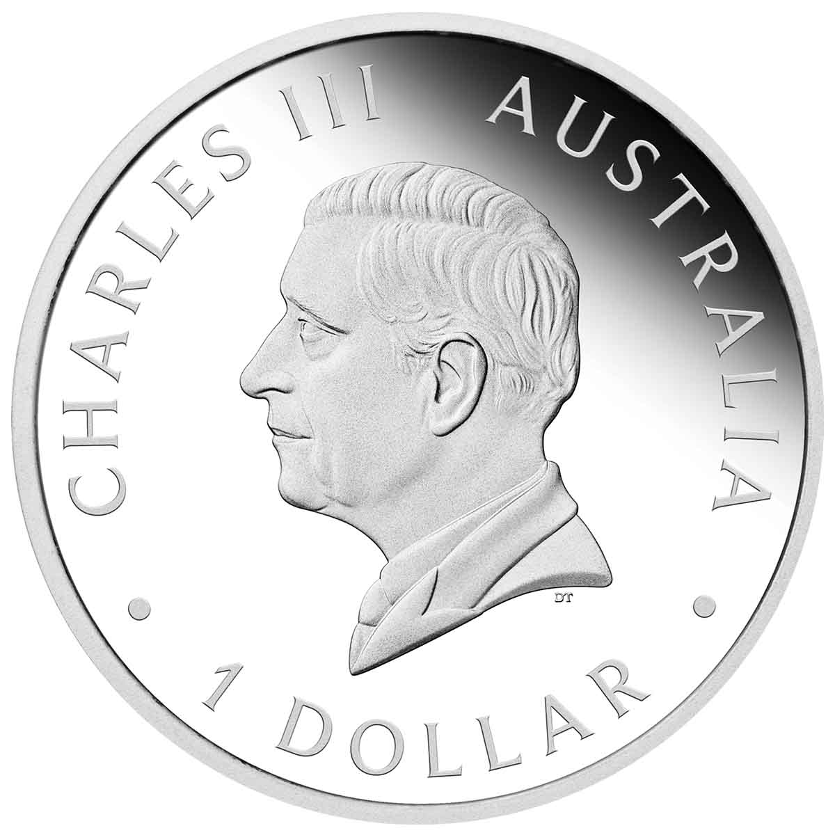 The Perth Mints 125th Anniversary 2024 $1 1oz Silver Typeset