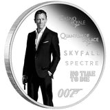 James Bond 2024 $1 Daniel Craig 1oz Coloured Silver Proof Coin