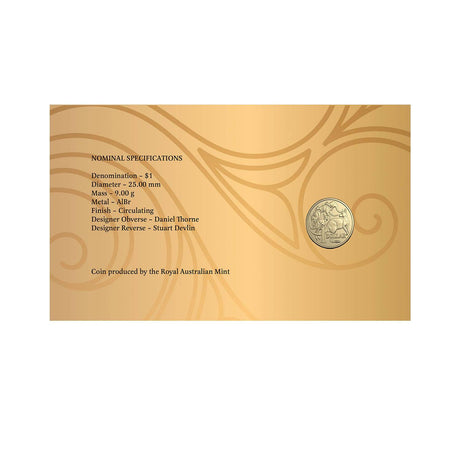 His Royal Highness King Charles III Effigy $1 Stamp &amp; Coin Cover