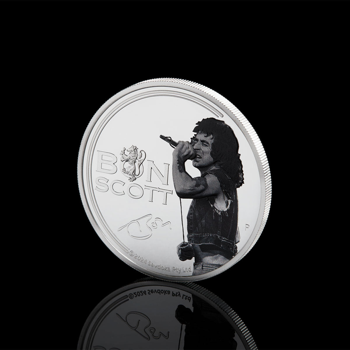 Bon Scott 2024 $1 1oz Silver Proof Coin