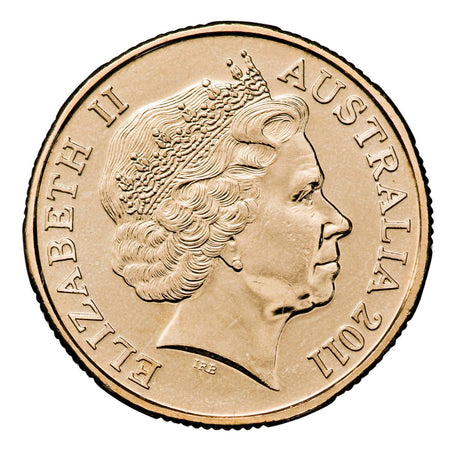 Australia Census 100th Anniversary 2011 $1 Aluminium-Bronze Uncirculated Coin