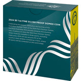 Australian Olympic Team 2024 $5 1oz Fine Silver Proof Domed Coin