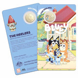 Australian Bluey Dollarbucks - The Heelers 2024 $1 Al-Br Coloured Uncirculated Coin