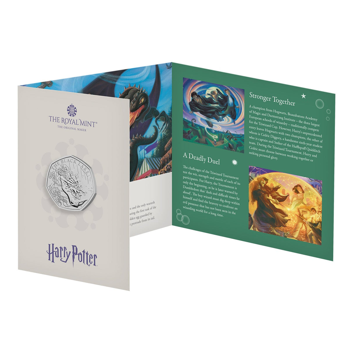 Great Britain Harry Potter The Black Lake 2024 50p Cupro-Nickel Brilliant Uncirculated Coin