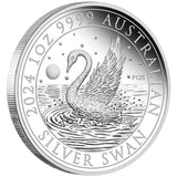Australian Swan 2024 $1 1oz Silver Proof Coin