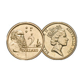 Australia 1991 $2 Indigenous Elder Brilliant Uncirculated Coin