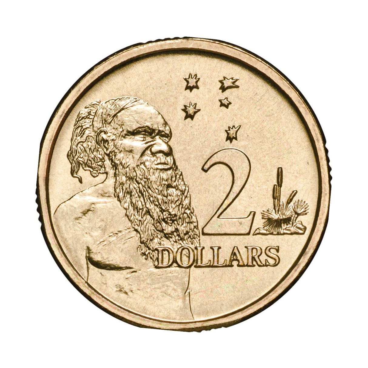 Australia 1991 $2 Indigenous Elder Brilliant Uncirculated Coin