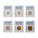 Australia George V 1925 6-Coin Set PCGS MS62-MS66 (Uncirculated-Gem Uncirculated)