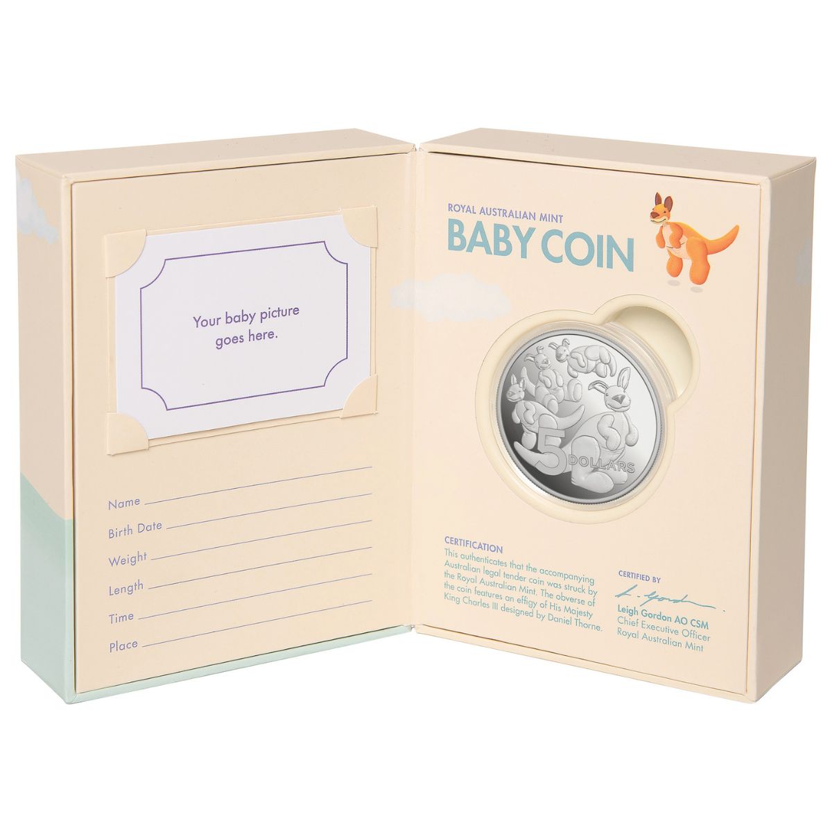 Australia Toy Kangaroo 2024 $5 1oz Silver Proof Coin