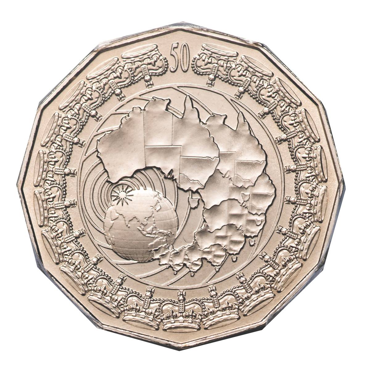 Australia Royal Visit 2006 50c Cupro-Nickel Coin MS68 (Gem