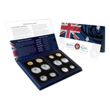 Australia 2022-2024 Last Queen Elizabeth II & First King Charles III Uncirculated 12-Coin Portfolio