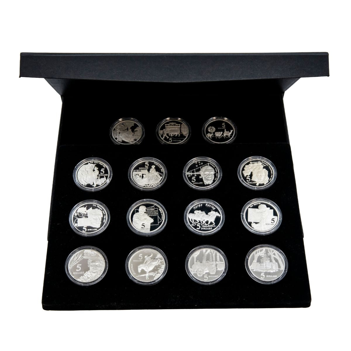 Australia 1995-97 $5 Building the Nation Silver Proof Coin