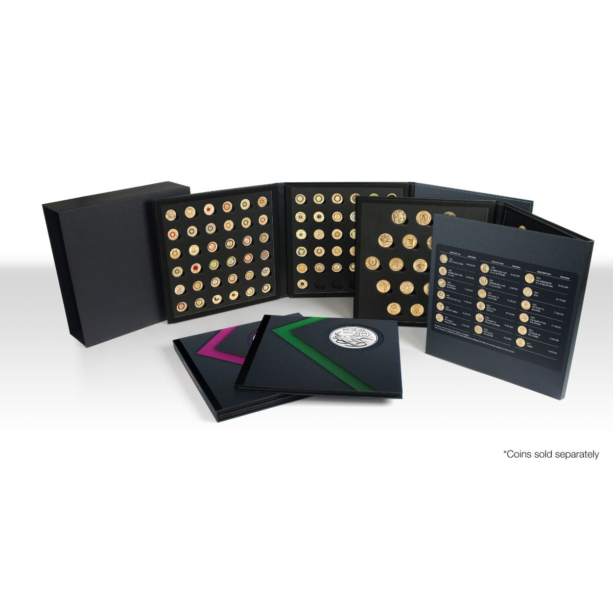 Australia 20c-$2 Circulating Commemorative Coin 4-Folder Set