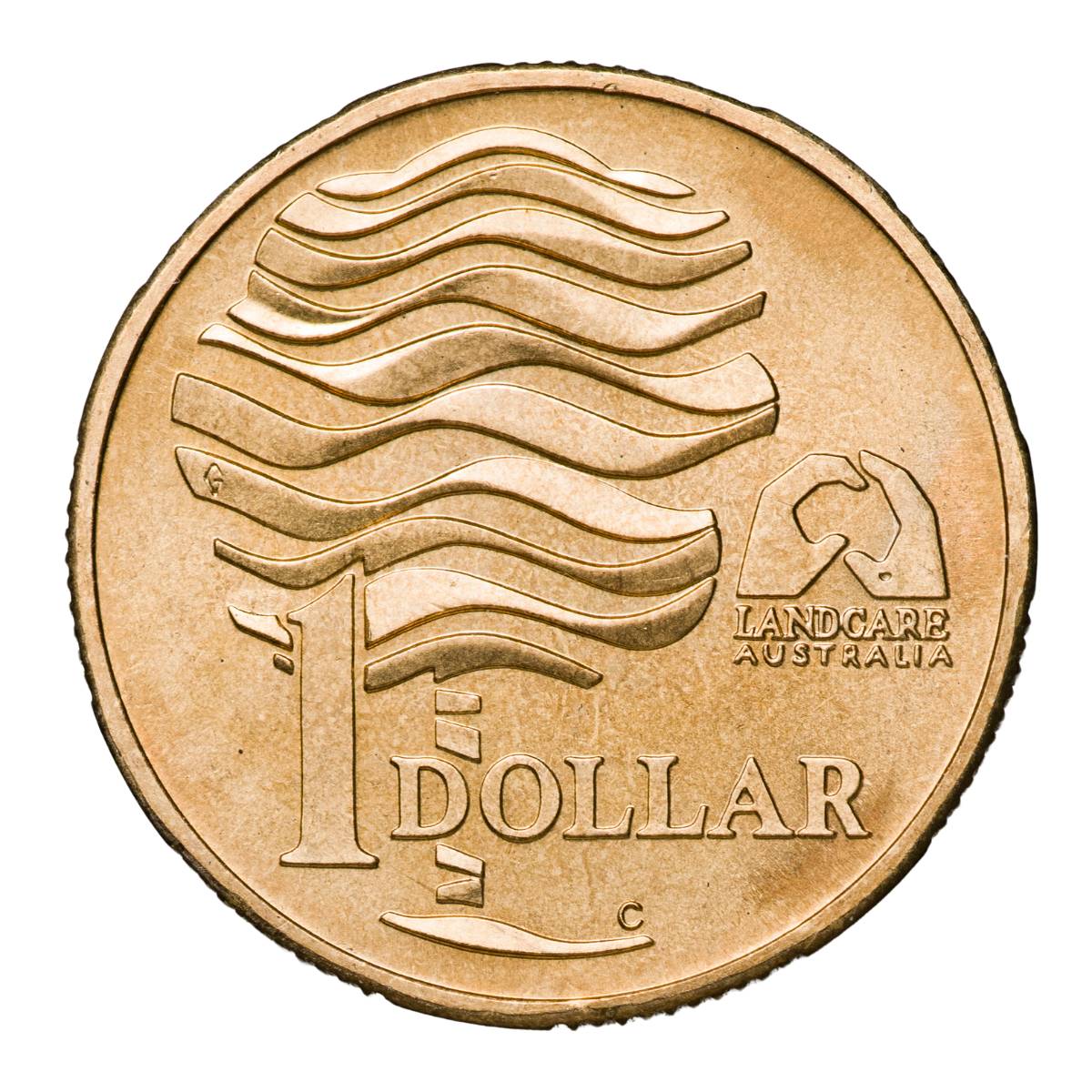 Australia Landcare 1993 $1 C Mintmark Aluminium-Bronze