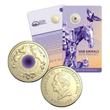 Australia War Animals Remembrance 2024 $2 C Mintmark Colour Aluminium-Bronze Uncirculated Coin