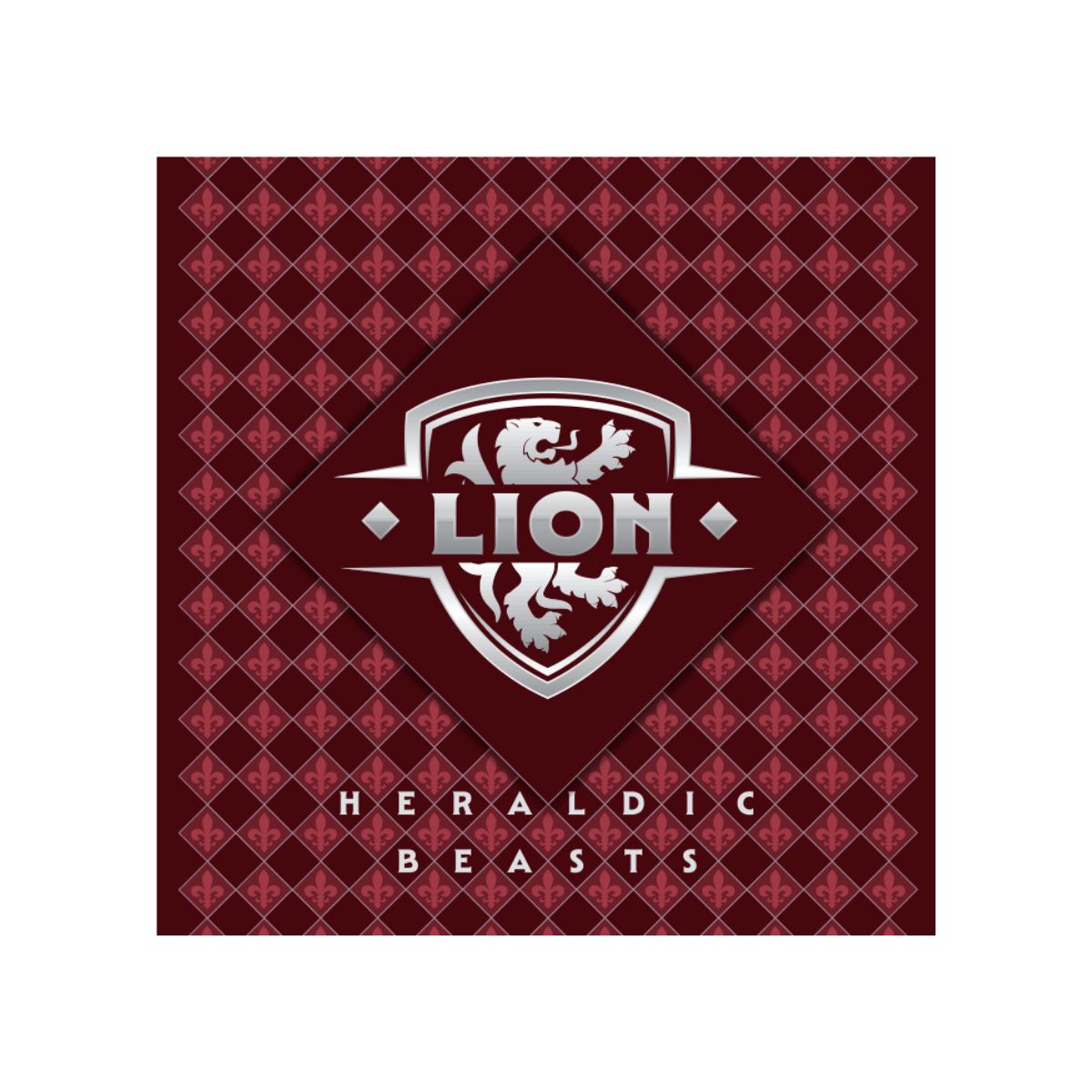 Heraldic Beasts 2025 $1 Lion 1oz Rose Gold Plated Silver Proof Coin