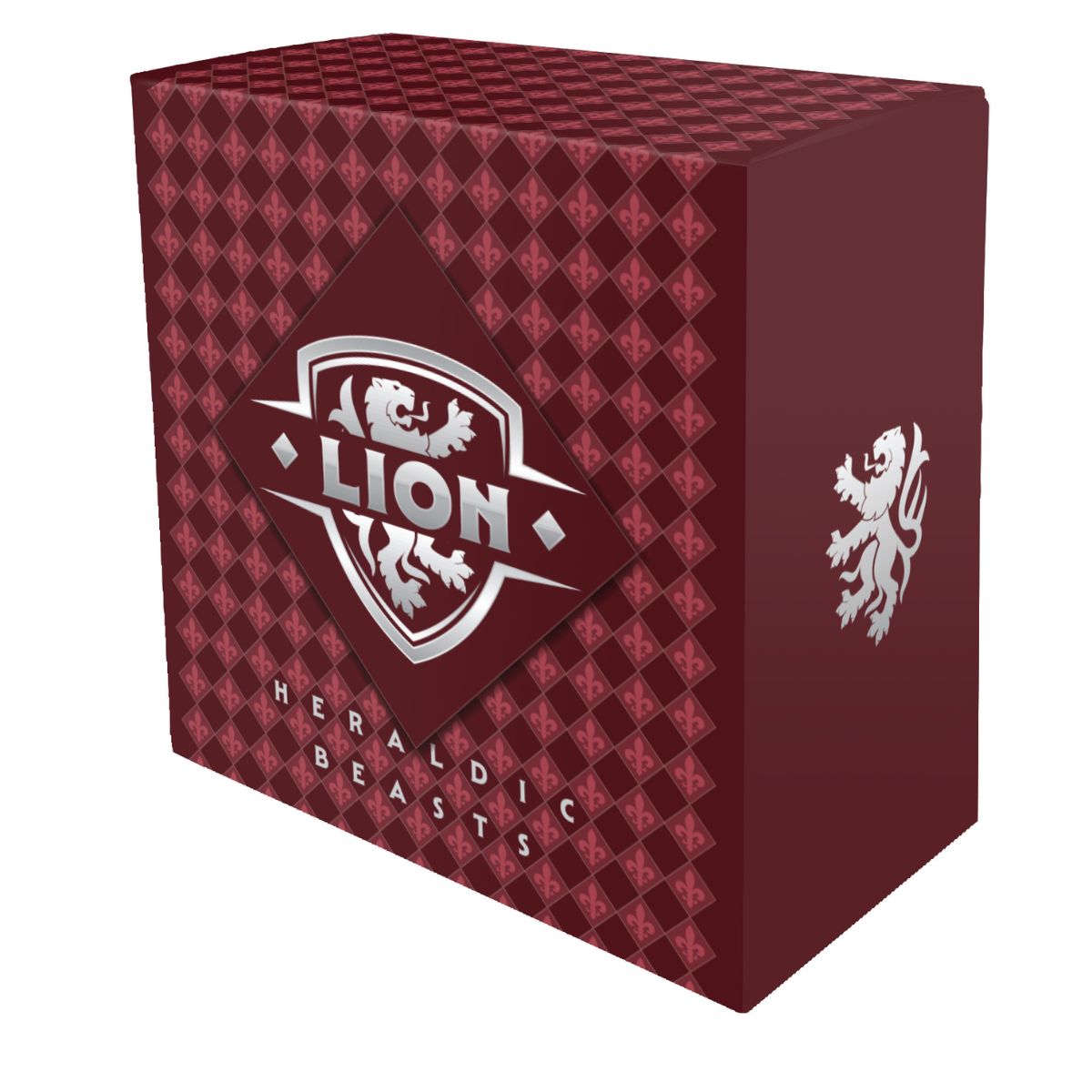 Heraldic Beasts 2025 $1 Lion 1oz Rose Gold Plated Silver Proof Coin