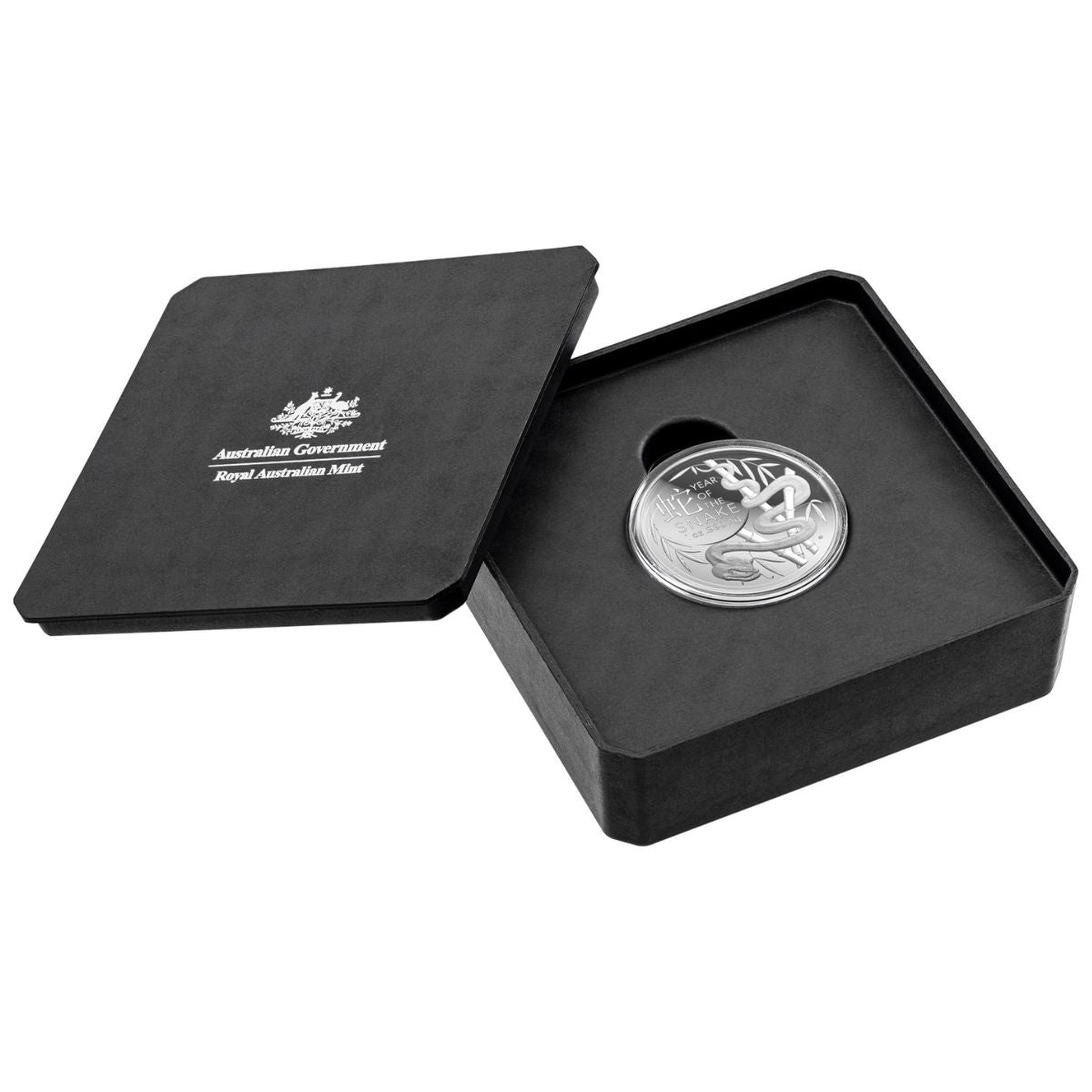 Australia Lunar Year of the Snake 2025 $5 Domed 1oz Silver Proof Coin